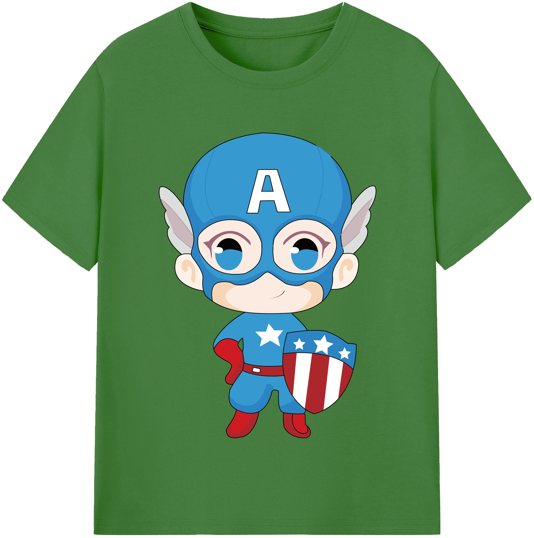 （画像用） アベンジャーズ The Avengers レディースカジュアルプリントTシャツ（綿100％）